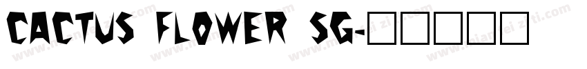 Cactus Flower SG字体转换
